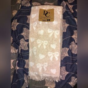 Deborah Connolly Beige Towel with Heart and Bow